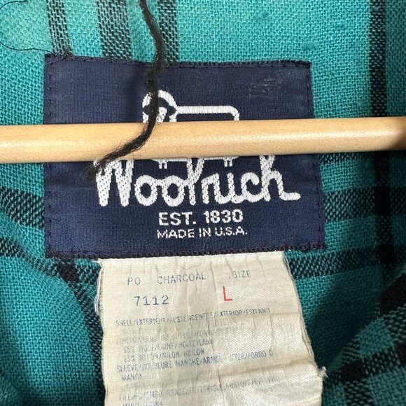 Vintage Woolrich Gor-Tex Men's Jacket Outdoor Rain Charcoal Gray Large - Picture 2 of 5